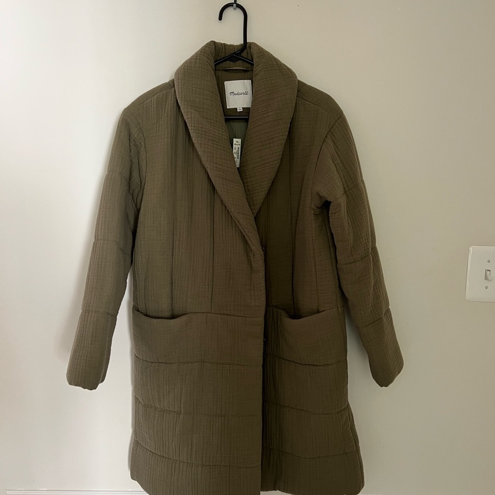 NWT Madewell Lightspun Dumont Quilted Jacket